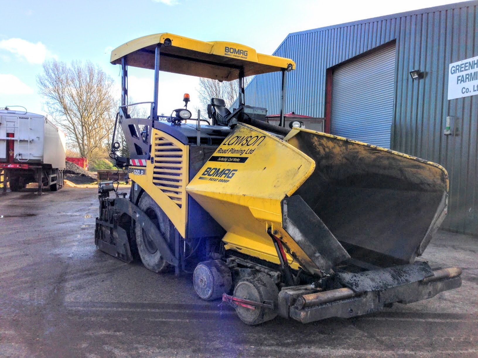 Bomag BF600P Paving Machine (2008) | Greenheath